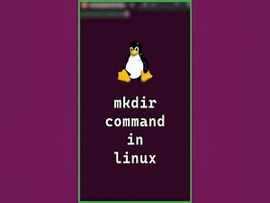 3/10 Basic Linux Commands mkdir command shorts linux linuxcommands