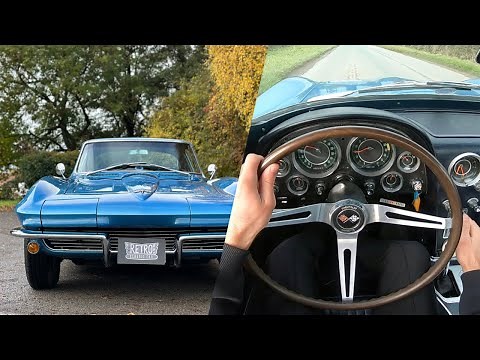 1964 Corvette Stingray C2 327 V8 Manual - POV Driving Video & Walk-around | Side-Pipes