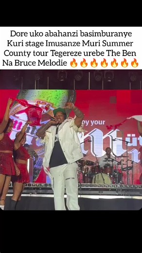 Uko abahanzi basimburanye kuri Stage Mugitaramo Summer county tour. Kuri Stage habanjeho @kevin_montana_2070 W' Imusanze avuyeho hazaho umukombwa wacu @bwizaofficial Akora Performance Nziza avuyeho hazaho @kitokolife Wahaye ibyishimo abakunzi bari Bamaze igihe ba mutegereje . Bituguranye twagiye kubona hajeho @mistake_vibes Aduha show y' Umuriro 🔥🔥🔥 Mugihe twese twari tumaze gushyuha noneho tugiye kubona haje igisamangwe the tigers 🐯 @theben3 Dore ngo twese turashyuha kakahava Umweru uba wit