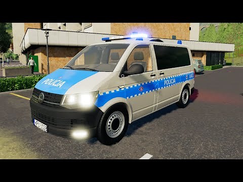 [FS19] DOWNLOAD VW T6 Policja KPP Jarocin