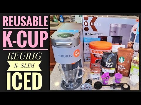 HOW TO USE KEURIG MY Reusable K-Cup In Keurig K-Slim+ ICED Coffee Maker
