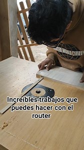 Increíbles trabajos que puedes realizar con un router y un poco de ingenio | Artesanía luathi-mobiliarios para eventos y mas