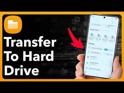 How To Transfer Files From Android To External Hard Drive