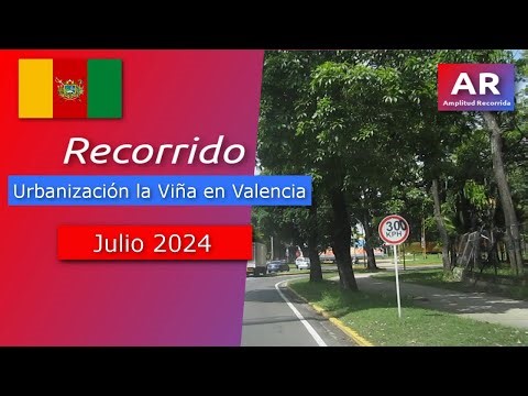 🇻🇪 Recorrido por la Urbanización la Viña en Valencia - Julio 2024 #venezuela #carabobo #recorridos
