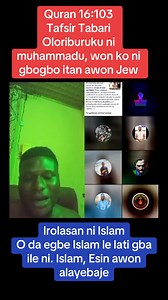 100% proof that the Quran is a copy paste. Islam is a scam | Oloba Akonbi admin