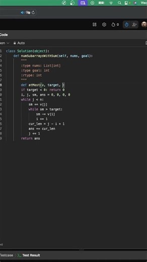 Leetcode 930: Binary Subarrays With Sum