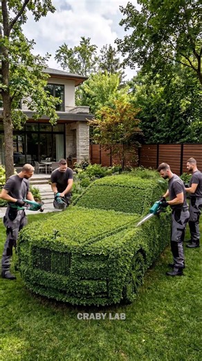 His Backyard Has a Living Rolls-Royce Phantom 🚗 #car #gardening #luxury #topiary #outdoordesign