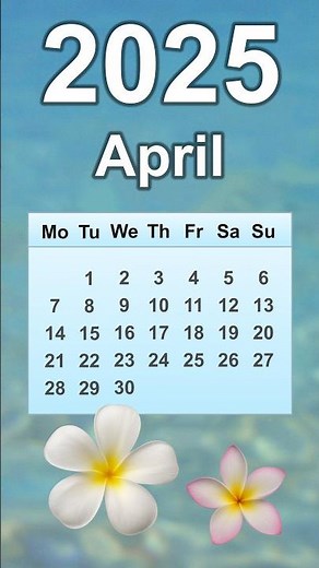 April 2025 Calendar