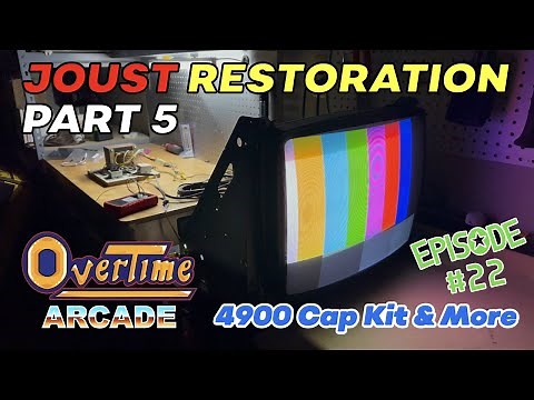 How to Install a Cap Kit in a Wells-Gardner K4900 Arcade Monitor: Williams Joust Restoration part 5