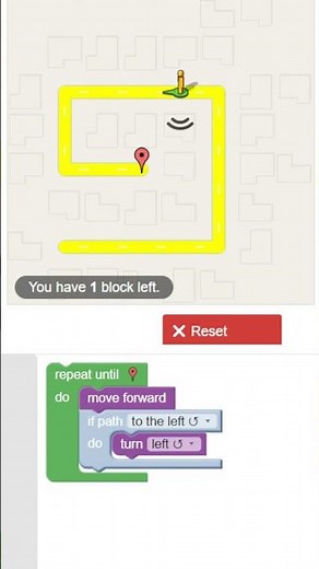Blockly Games Maze Level 6