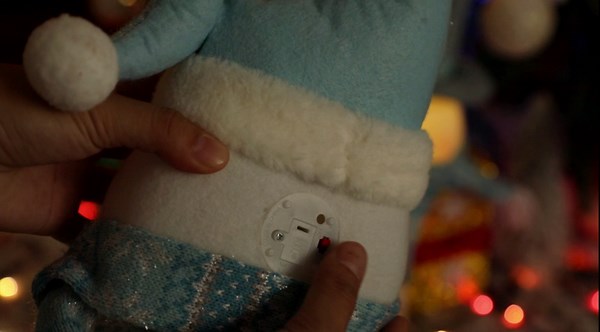 Christmas Tree Topper Hat,Snowman Christmas Tree Topper Decorations,Christmas Tree Decorations Top Hat,Snowman with Lights Pendant Decorations for Home Xmas Holiday Winter Decor (Sky Blue, A)