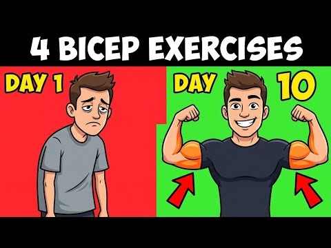 4 Bicep Exercises at Home — Build Big BicepsWithout Any Equipment