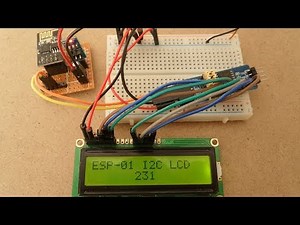 ESP8266 ESP-01 with I2C LCD