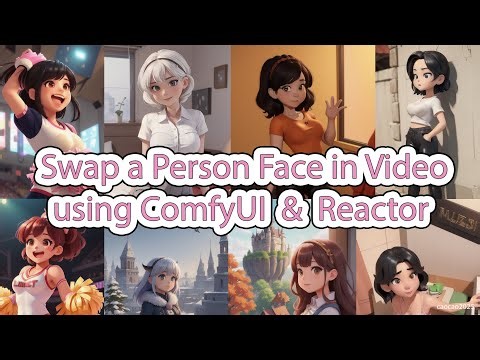 How to Swapping a Person Face in Video using ComfyUI and Reactor (Free and Local AI)
