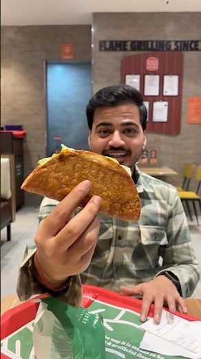 Burger King Vs Taco Bell ||which bran taco is best 😳🌮 #shorts #foodchallenge