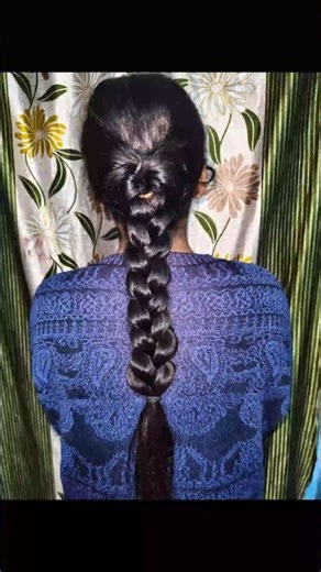 SIMPLE BRAID 😱👍#hairstyle #algorithm #braids #viral
