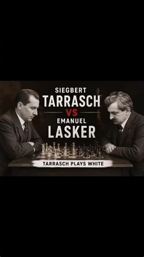 Siegbert Tarrasch vs. Emanuel Lasker. 4st game,1908.