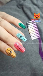 Using toothbrush nail art design idea for beginners 💅 Follow for more #SenyoritaBam #nailreels #nailarttutorial #flowernails #naildesigns #nailsart #nailart2024 #nailswag #nails #nailpolish #nailartclub #nailartist #nailstyle #nailartaddict #nailsnailsnails #nailartchallenge #foryou #nailartchallenge #diyprojects #beauty #viralreelsシ | Senyorita Bam