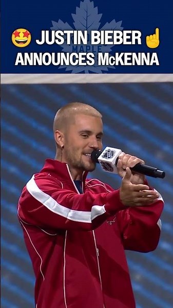 BIEBS announces McKENNA first overall! 🍁