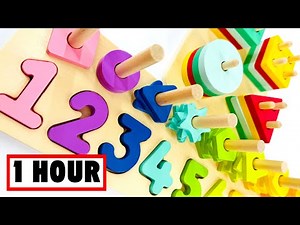 Ultimate Learning Shapes Video for Kids | Toddlers Learn Colors, Numbers & Counting 1 to 10