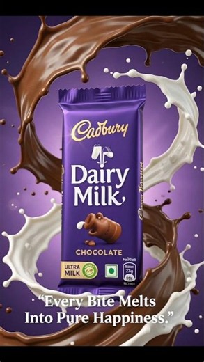 🍫 Cadbury Dairy Milk Cinematic Commercial | AI Generated Chocolate Advertisement 💜