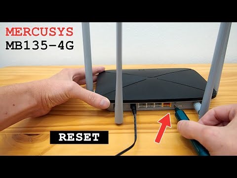 Mercusys MB135-4G router 4G Wi-Fi • Factory reset