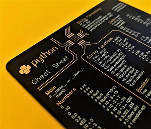 Python Cheat Sheet Untersetzer aus einer hochwertigen Platine für Software Ingenieure, Hacker und Programmierer - Etsy.de
