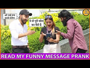 READ MY FUNNY MESSAGE PRANK || EPISODE - 49 || FUNNY REACTION'S || DILLI K DILER