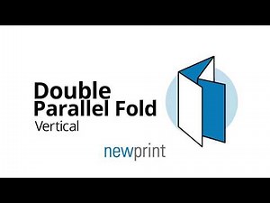 Double Parallel Fold Vertical Brochure