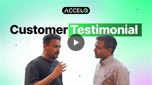 #accelq #qtestimonial | ACCELQ