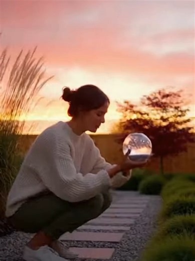 Transform your garden into a cozy night space. Simple solar lights can create the perfect relaxing atmosphere outdoors. #gardensetup#outdoorvibes#cozyoutdoor#lightingdesign#foryou