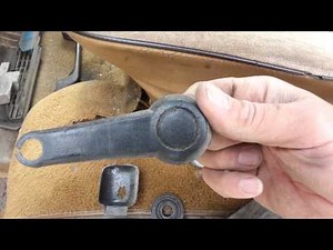 Removing vw window crank - part 2