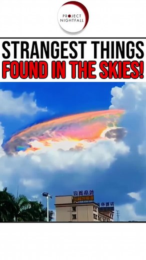 Are these signs of the end of the world?! 😲 #projectnightfall #sky #trivia #facts #strange #strangerthings #rainbow