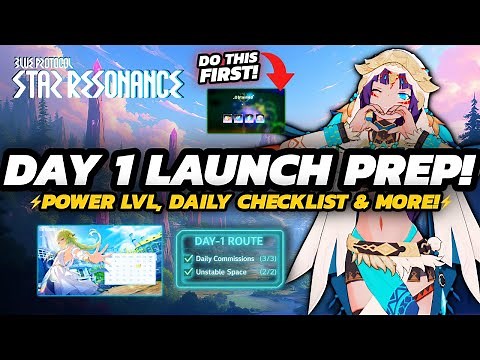 Blue Protocol: Star Resonance - Day/Week 1 CHECKLIST | Power LVL, Gearing & MORE!