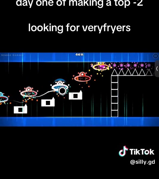 Day 1 of Geometry Dash Top-Level Creation