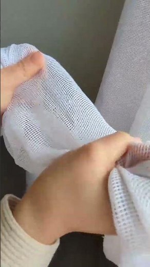 自己修復するセルフリペアレースカーテン