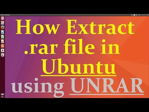 How to Extract rar file in Ubuntu