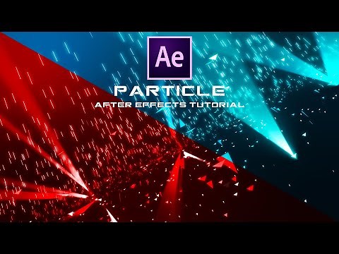 After Effects Beginner Animations - Abstract Particles Tutorial | No plugins