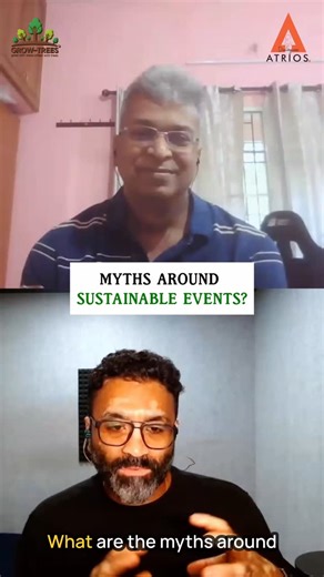 ATRIOS Dialogues on Instagram: "Vasuki busts some common myths around hosting sustainable events. What matters is the intention behind our choices. What matters most is Mother Earth - we can choose to be kinder to the planet we’re celebrating on. Thank you Grow trees for enabling these conversations #sustainableevent #MindfulCelebrations #PlanetFirst #GreenChoices #ATRIOSDialogues"