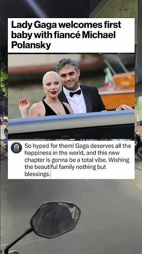 Lady Gaga welcomes first baby with fiancé Michael Polansky #entertainment
