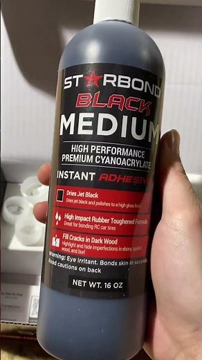 Unboxing our new 16 oz Starbond Black Medium CA Glue Kits! Video by: @living_timber_co_trade