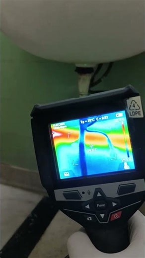 Ultrasonic & Thermal Scan Exposed Hidden Water Leakage by Inotic Infra #shorts