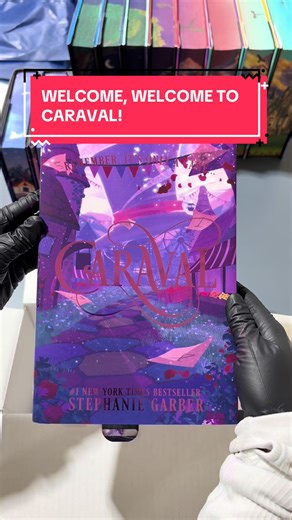 WELCOME, WELCOME TO CARAVAL! CARAVAL RESTOCKS ON SATURDAY, 2/21 AT 2PM ET! 🥳 Be sure to mark your calendars to grab this special Caraval Edition set on our Bookish Shop: AcryliPics.com! 😊 Let's talk about everything that comes in this magical set! This special edition set includes: 🍎 Hardcover books for Caraval, Legendary, & Finale 🎩 3-Sided Digitally Printed Page Edges feat. the Carousel of Roses ✨ 3 Page Overlays 🌹 Rose Gold Foiled Dust Jackets 💫 Artwork by Sally Pham @sallteas Caraval i