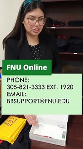 🚨🚨🚨 FNU Online Students, be on the lookout for the Email where you can request your new student welcome box... What comes in it? Let´s look. 👉 If you need assistance, you can contact the BlackBoard Department by emailing bbsupport@fnu.edu and / or calling 305-821-3333 ext. 1920 | Florida National University