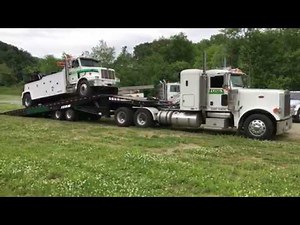 Fling's Towing Landoll Sliding Axle Trailer Demonstration