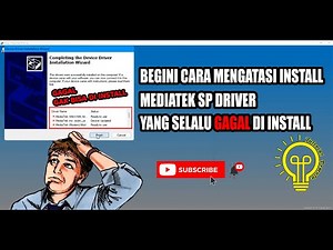 Cara Menginstal MTK USB VCOM Driver/MEDIATEK SP DRIVER Yang Gagal Di Instal