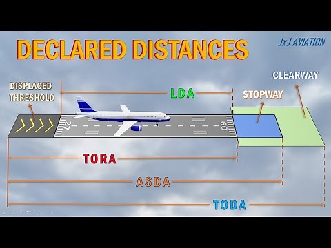 What are Declared Distances? | Understanding TORA, TODA, ASDA and LDA.