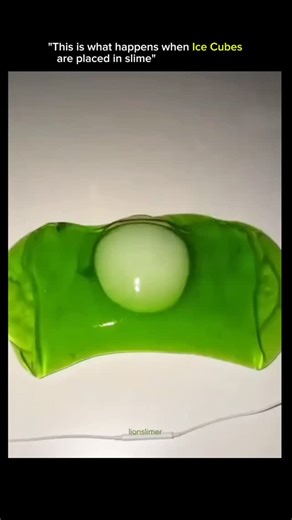 ANYTHING EXPLAINED on Instagram: "*Follow @explain_everything.io for more science video 🔥 Ever wondered what happens when ice cubes meet slime? It’s one of the simplest but most satisfying science reactions you’ll ever see — and it all comes down to temperature, texture, and chemistry working together. When cold ice hits warm slime, the transformation gets surprisingly dramatic. Here’s why. • Temperature Shock: As soon as the ice touches the slime, the sudden cold causes the slime to tighten an