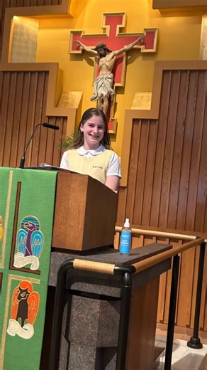 More highlights of today’s Family Mass. Praying together! One more reason to choose St Stan’s. | St. Stanislaus Kostka CAQN