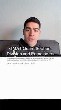 How to solve division & remainder problems for the GMAT exam Quant section